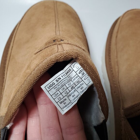 LIKE-NEW UGG Men’s Romeo Size 13 Boot Chestnut Slipper Shoe - Picture 11 of 11